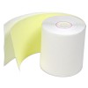 5 Rouleaux, bobine de caisse autocopiant 2 feuillets  blanc - jaune 76 x 70 x 12 mm pour imprimante impact