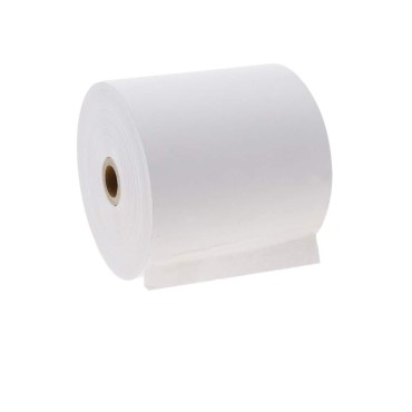 10 Rouleaux, bobines de caisse Papier offset non thermique 76 x 70 x 12 pour imprimante avec ruban