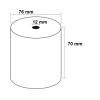 10 Rouleaux, bobines de caisse Papier offset non thermique 76 x 70 x 12 pour imprimante avec ruban 10 Rouleaux, bobines de caisse Papier offset non thermique 76 x 70 x 12 pour imprimante avec ruban