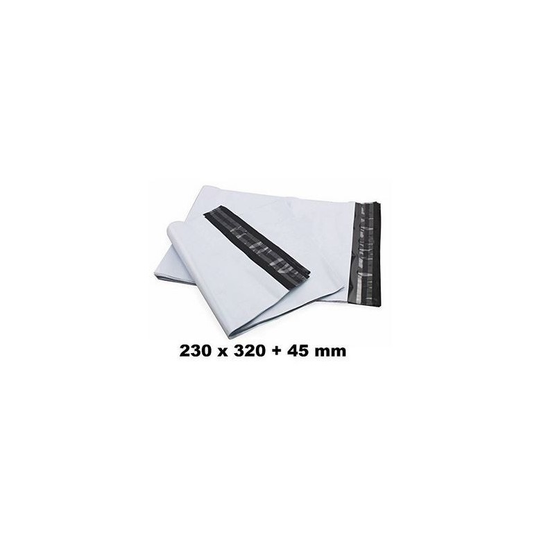 enveloppe ECO pochette d'envoi plastique opaque A4 230 x 320 mm