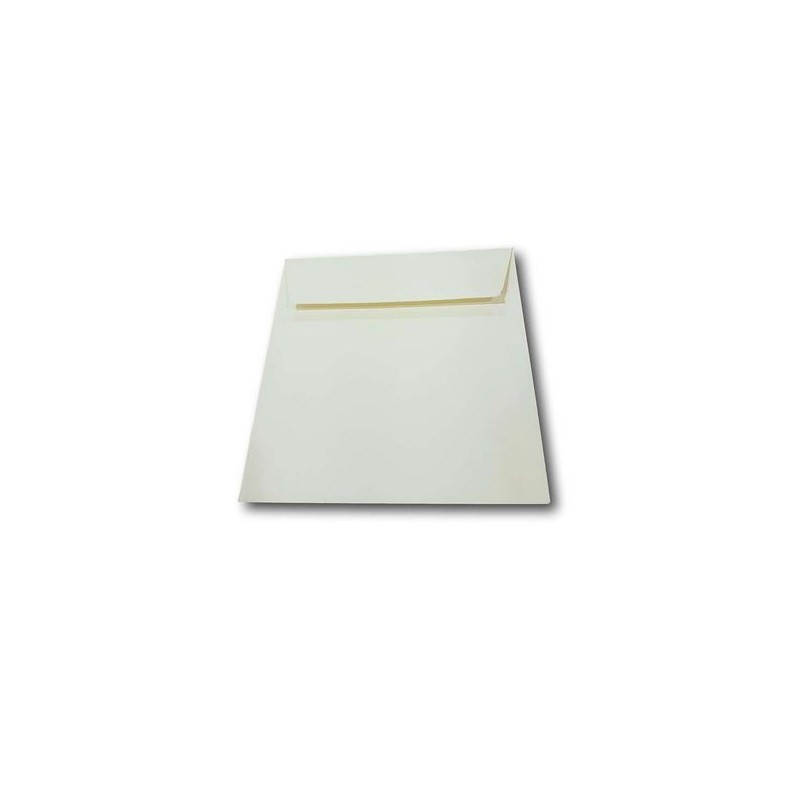 Enveloppes prestiges carrées ivoires 165 x 165mm