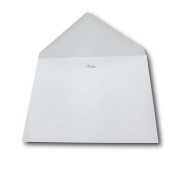 Enveloppes prestiges blanches pointues 162 x 229mm