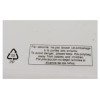 Sachet plastique de conditionnement 220 x 280mm avec texte intégral