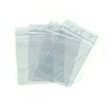 Sachet zip 50 x 70mm transparent